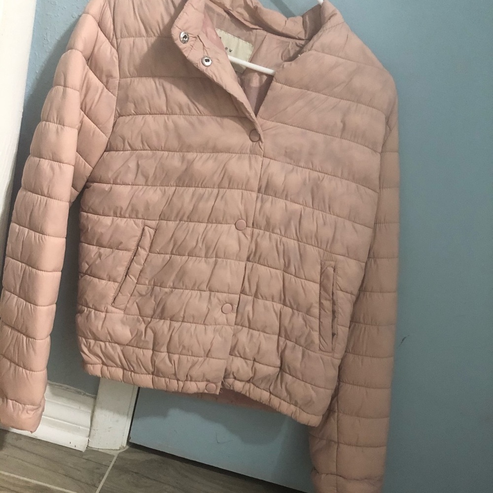 Pink winter jacket